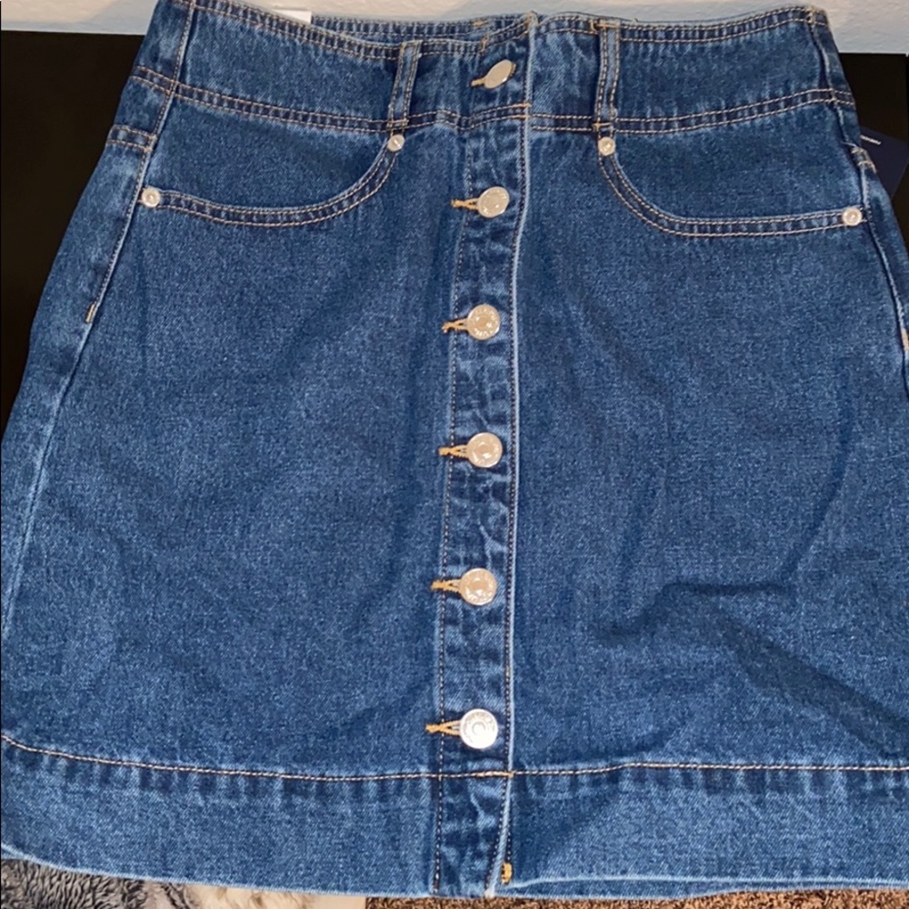 forever 21 jean skirt